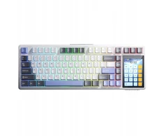 Klaviatūra Aula AULA klaviatūra gasket L99 Dark Gray+Baltas+Mėlyna Raindrop switch RGB