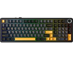 F99 Pro Thunder Juodas StarVector RGB AULA gasket klaviatūra
