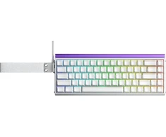 Žaidimų Klaviatūra - AULA HERO68 HE Mechaninė RGB Laidinė Klaviatūra, USB-C, Juoda/Raudona Gradientas