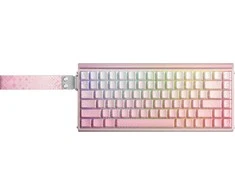 HERO84 HE Rožinis+Gradient+Contour Dragon King RGB AULA gasket klaviatūra