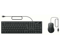 Klaviatūra Belkin KABELGEBUNDENE TASTATUR - UND MAUS DEUTSCH
