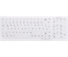 Klaviatūra Cherry CHERRY ACTIVE KEY MTA AK-C7000 nuimama membrana DE išdėstymas baltas