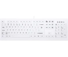 Klaviatūra Cherry AK-C8100F-U1-W/US - wischdesinfizierbar - wei - US englisch