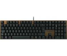 Klaviatūra Cherry KC 200 MX klaviatūra Uniwersalne USB QWERTY Angielski Juodas ruda