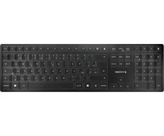 Klaviatūra Cherry XERRY KW 9100 SLIM RF belaidė + BluetoOth Juodas