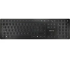 Klaviatūra CHERRY KW 9100 SLIM Bluetooth + Funk, CH-išdėstymas, juodas