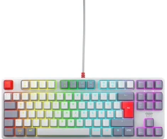Klaviatūra Cherry CHERRY XTRFY K4V2 - Retro Edition - Klaviatūra - RGB - 80% - TKL - Foninis apšvietimas - USB - QWERTZ - Vokiška - Jungikliai: CHERRY MX2A Raudona - pilka