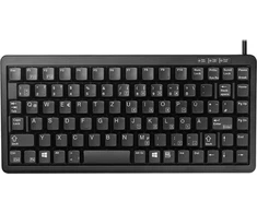 CHR CHERRY Compact klaviatūra, Combo (USB + PS/2), DE klaviatūra Biuras USB + PS/2 QWERTY Juoda