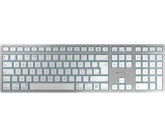 Cherry KW 9100 SLIM FOR MAC Klaviatūra - WIRELESS Sidabrinis UK-ENGLISH