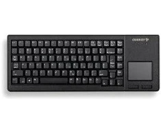 Klaviatūra CHERRY TAS G84-5500 Przewodowy układ CH Juodas touchpad USB