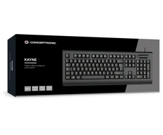 Klaviatūra Conceptronic USB +Skaitytuvas kart Smart ID išdėstymas IT (KAYNE01IT)