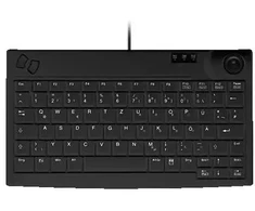 Klaviatūra Contour ACTIVE KEY Industry 4.0 Mini Trackball, USB (AK-440-TU-B/FR)