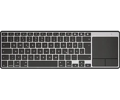 Belaidė mini klaviatūra su jutikliniu kilimėliu, šiaurietišku išdėstymu, USB nano imtuvu, juoda DELTACO / TB-504