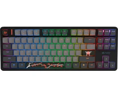 Klaviatūra žaidimams FURY KANABO K6 US su pašvietimu RGB MAGNETYCZNA JUODA-Pilka