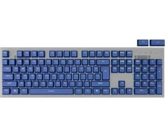 Klaviatūra Genesis Lead 300 tamsiai mėlyna Double Shot Keycaps