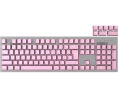 Klaviatūra Genesis Lead 300 rožinė Double Shot Keycaps