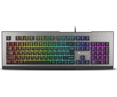 Klaviatūra žaidimams GENESIS RHOD 500 RGB ES su pašvietimu Žaidimams PROGRAMOWALNA