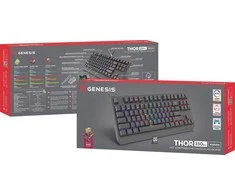 Genesis | THOR 230 | Mechaninė klaviatūra žaidimams | Wireless | US | Outemu Panda | Juodas