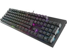 Klaviatūra žaidimams GENESIS THOR 300 RGB FR su pašvietimu mechaninė Raudonas SWITCH
