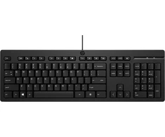 HP 125 laidinė klaviatūra, viso dydžio (100 %), laidinė, USB, juoda