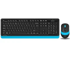 Klaviatūra ir pelė A4Tech FG1010 FSTYLER rinkinys bezdr. klaviatūra + myši, modrá barva