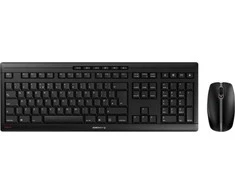 CHERRY STREAM DESKTOP US LAYOUT - Klaviatūra ir pelė USB Juodas