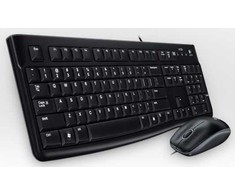 Klaviatūra ir pelė Kit Logitech Desktop MK120