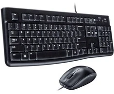 Laidinis klaviatūros ir pelės komplektas Logitech MK120, Nordic išdėstymas