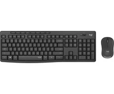 Belaidė klaviatūra su pele Logitech MK295, Šveicarų išdėstymas, juodos spalvos