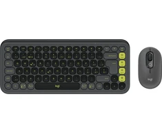 Logitech POP ICON COMBO Pelė AND KB/GRAPHITE - CH - CENTRAL-419
