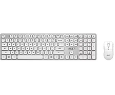 Klaviatūra MSI FORGE K210 WIRELESS COMBO Baltas US | Klaviatūros ir pelės rinkinys | Wireless | su pele | US | Baltas