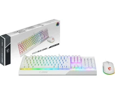MSI Žaidimų klaviatūra Vigor GK30 Gaming Combo, Baltos spalvos (su pele)