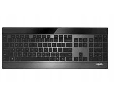 Klaviatūra ir pelė Rapoo RAPOO komplektas Klaviatūra ir pelė 9900M multi-mode bezdrátowy ultra-slim CZ/SK juoda