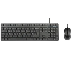 Klaviatūra ir pelė Targus Rinkinys Klaviatūra ir pelė kombinacja full size USB AZERTY juoda