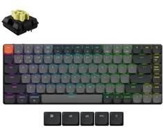 Klaviatūra Keychron Belaidė klaviatūra K3 RGB/Juodas K3X-B4 KEYCHRON K3X-B4 (4894979018083)