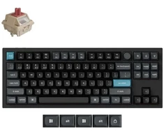 Klaviatūra Keychron Q3 Ultra (Juoda) - Keychron Silk POM Raudona Switches