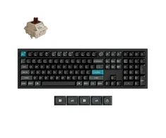 Keychron belaidė klaviatūra Q6 Ultra, Rudi (brown) jungikliai, Balta (Q6U-M3)