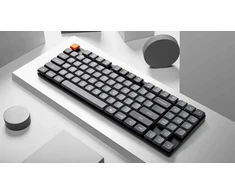 Klaviatūra žaidimams Keychron K13 Max Gateron Low Profile MX Brown 2.0 belaidė mechaninė su pašvietimu pilka