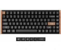 Keychron K2 HE Wireless – US išdėstymas – Gateron Magnetic Nebula Carbon Juodas (K2H-F1) Magnetinė Belaidė Žaidimų Klaviatūra