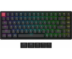 Klaviatūra žaidimams Keychron K2 V3 Keychron Super Brown belaidė mechaninė su pašvietimu juoda
