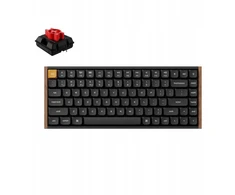 Klaviatūra žaidimams Keychron K3M-F1 75% Raudona Switch RGB Hot-Swap belaidė mechaninė Gateron Low Profile MX Raudona 2.0 su pašvietimu juoda