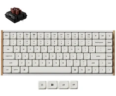 Klaviatūra žaidimams Keychron K3U-Q3Z 75% Milk POM Brown Switch 8K