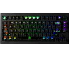 Klaviatūra žaidimams Keychron L5W-W1 Lemokey Ultra-fast Lime Magnetic Switch su laidu magnetyczno-mechaninė su pašvietimu juoda