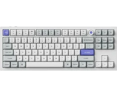 Klaviatūra žaidimams Keychron Q3H Keychron Ultra-Fast Lime (linear) su laidu magnetyczno-mechaninė su pašvietimu balta