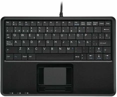 Klaviatūra Perixx Klaviatūra PERIBOARD-510 H PLUS USB su laidu Touchpad hiszpański išdėstymas