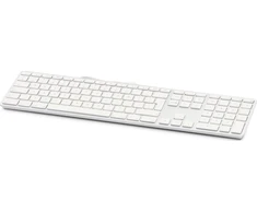 Klaviatūra LMP didelio šrifto USB klaviatūra 110 klavišų laidinė USB klaviatūra su 2x USB ir aliuminio viršutiniu dangteliu – UK English