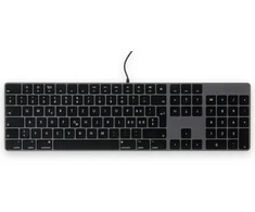 Klaviatūra LMP USB-C numeric Klaviatūra KB-1843, 106 keys, USB-C port, aluminum, układ macOS, space pilka