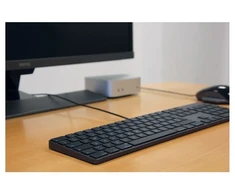 Klaviatūra LMP USB-C numeric Klaviatūra KB-1843, 106 keys, USB-C port, aluminum, układ macOS, space pilka