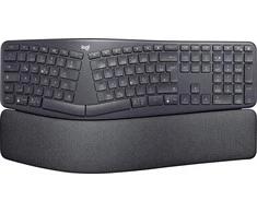 Logitech ERGO K860 belaidė klaviatūra, grafito spalvos, vokiečių kalba (Qwertz)