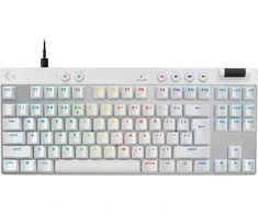 „Logitech G PRO X TKL Rapid“ žaidimų klaviatūra USB QWERTY US International Balta